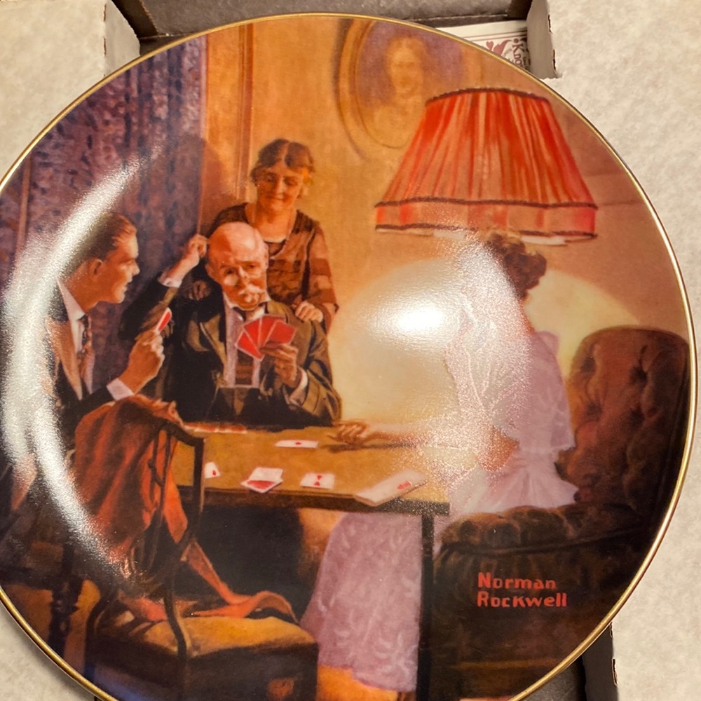 Norman Rockwell’s “This Room That Light Made” Collectors Plate